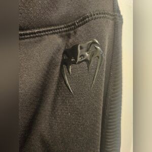 Venum Women Black G-Fit Leggings L Kickboxing MMA Jiu Jitsu Fitness Grappling